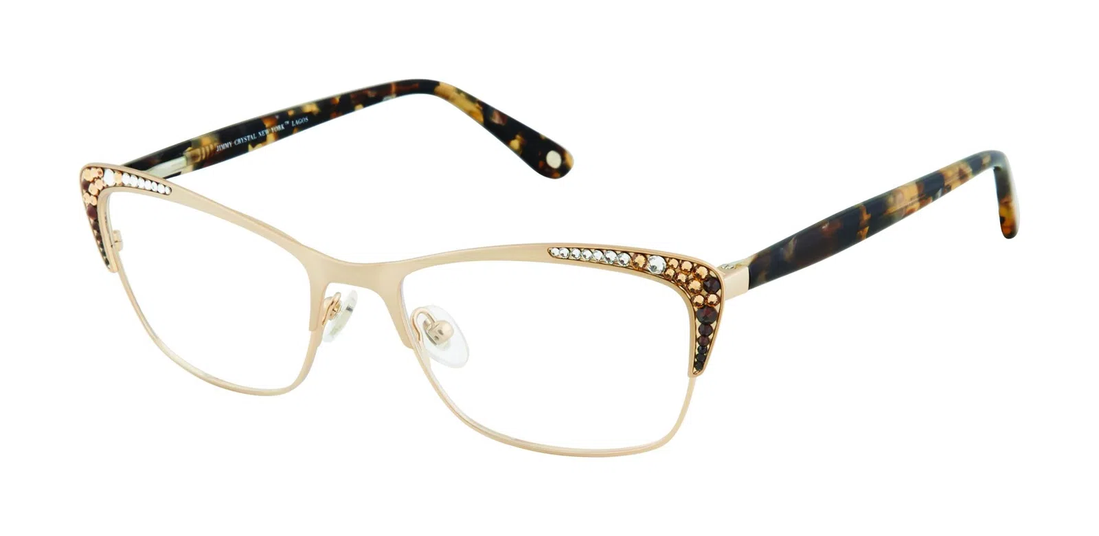 Jimmy Crystal New York Lagos Eyeglasses - view 2